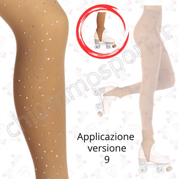Calza con Staffa + strass - immagine 3