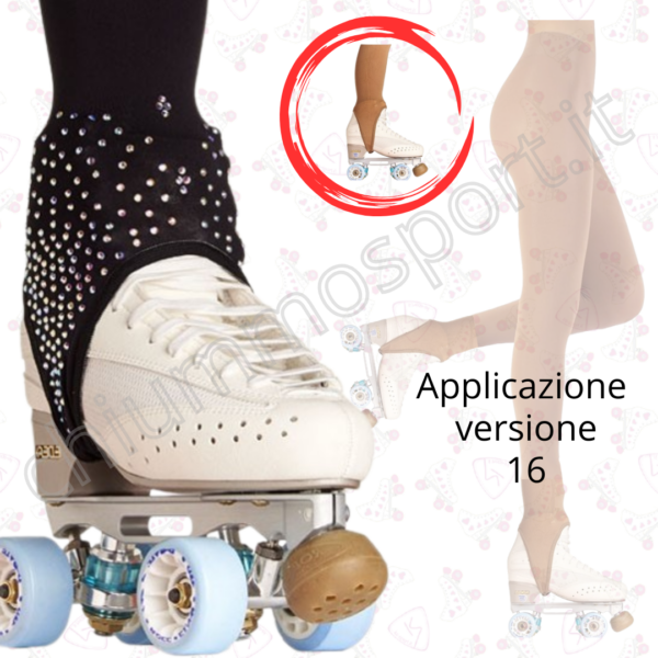 Calza con Staffa + strass - immagine 4