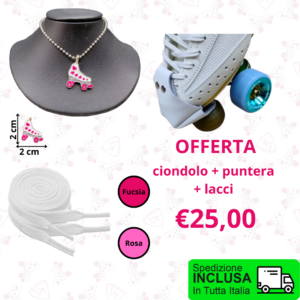 Offerta ciondolo + puntera + lacci