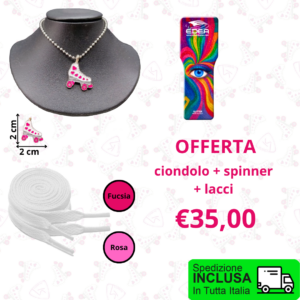 Offerta ciondolo + spinner + lacci